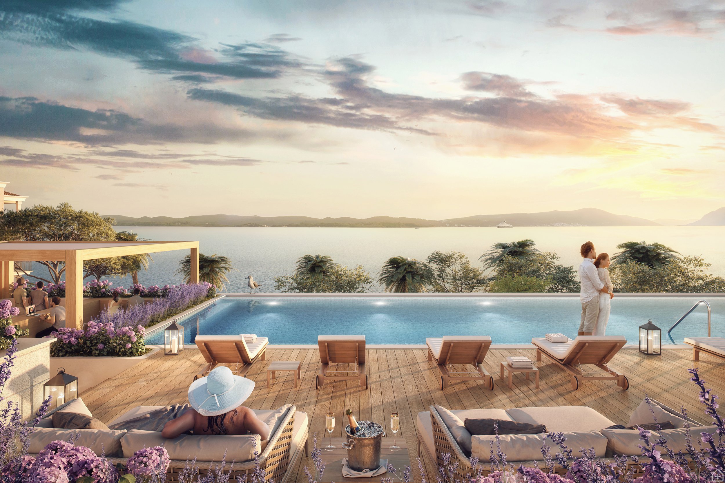 mj studio / hotel mimoza, tivat montenegro