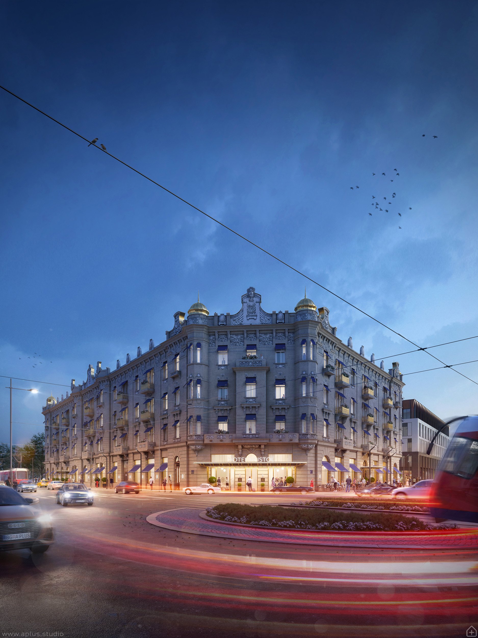 bureau cube / bristol hotel, belgrade