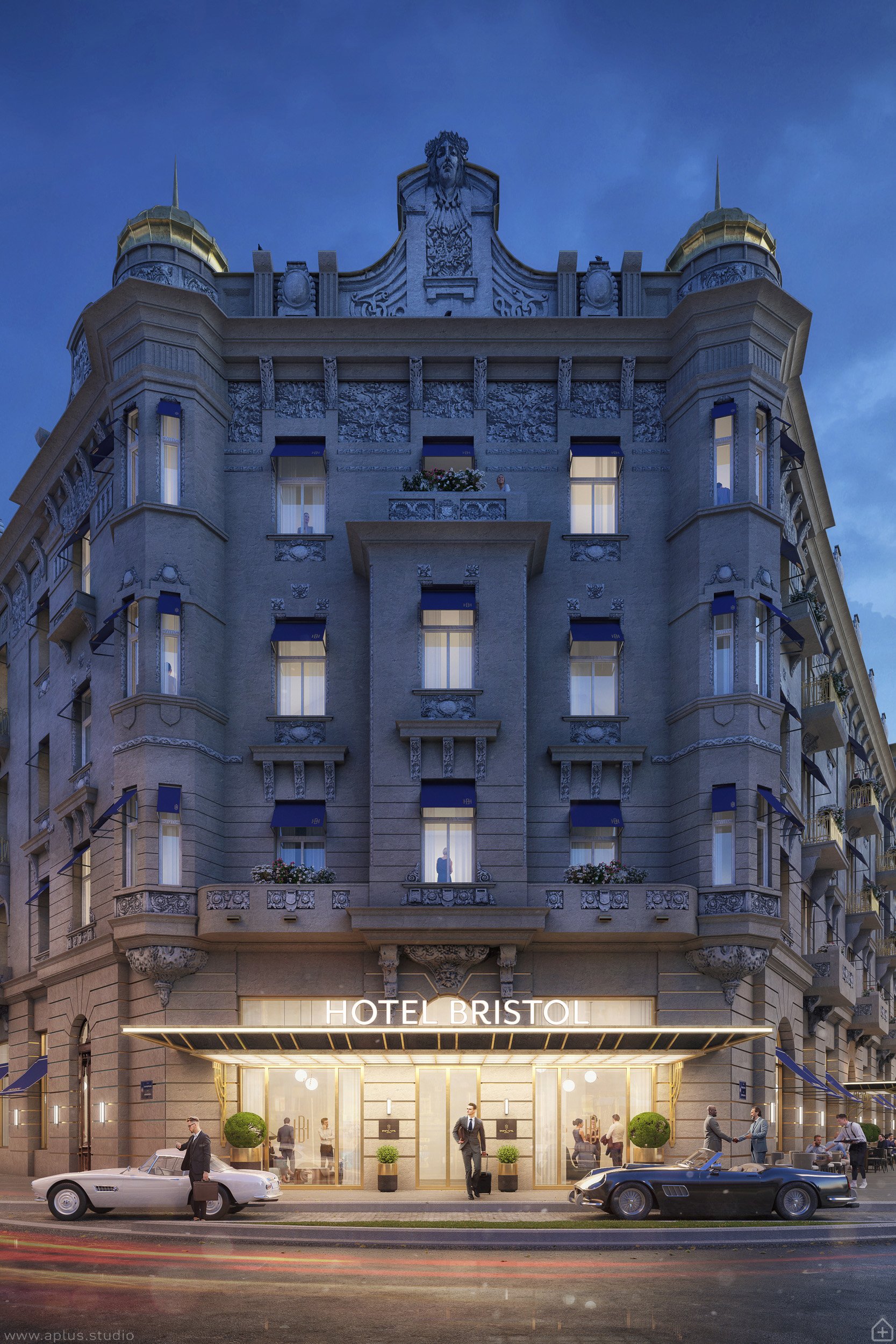bureau cube / bristol hotel, belgrade