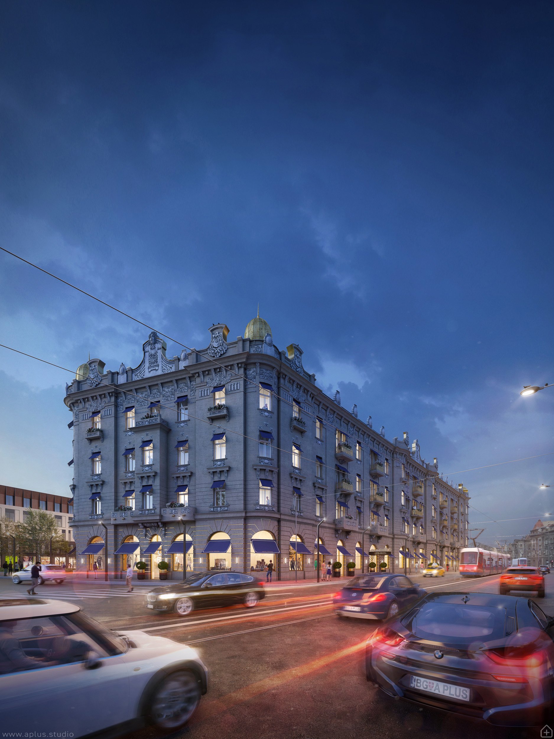 bureau cube / bristol hotel, belgrade