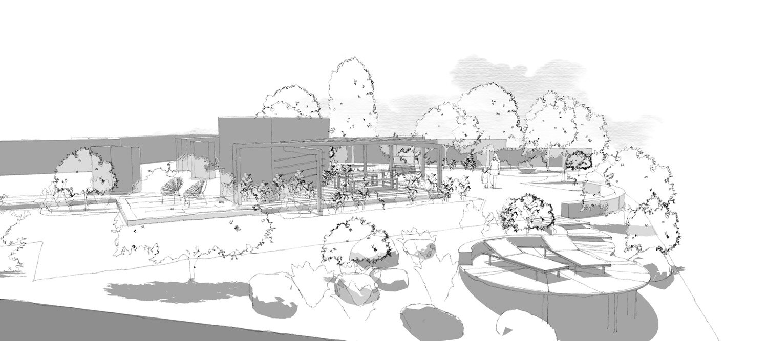 Perspective Image of our garden design package
