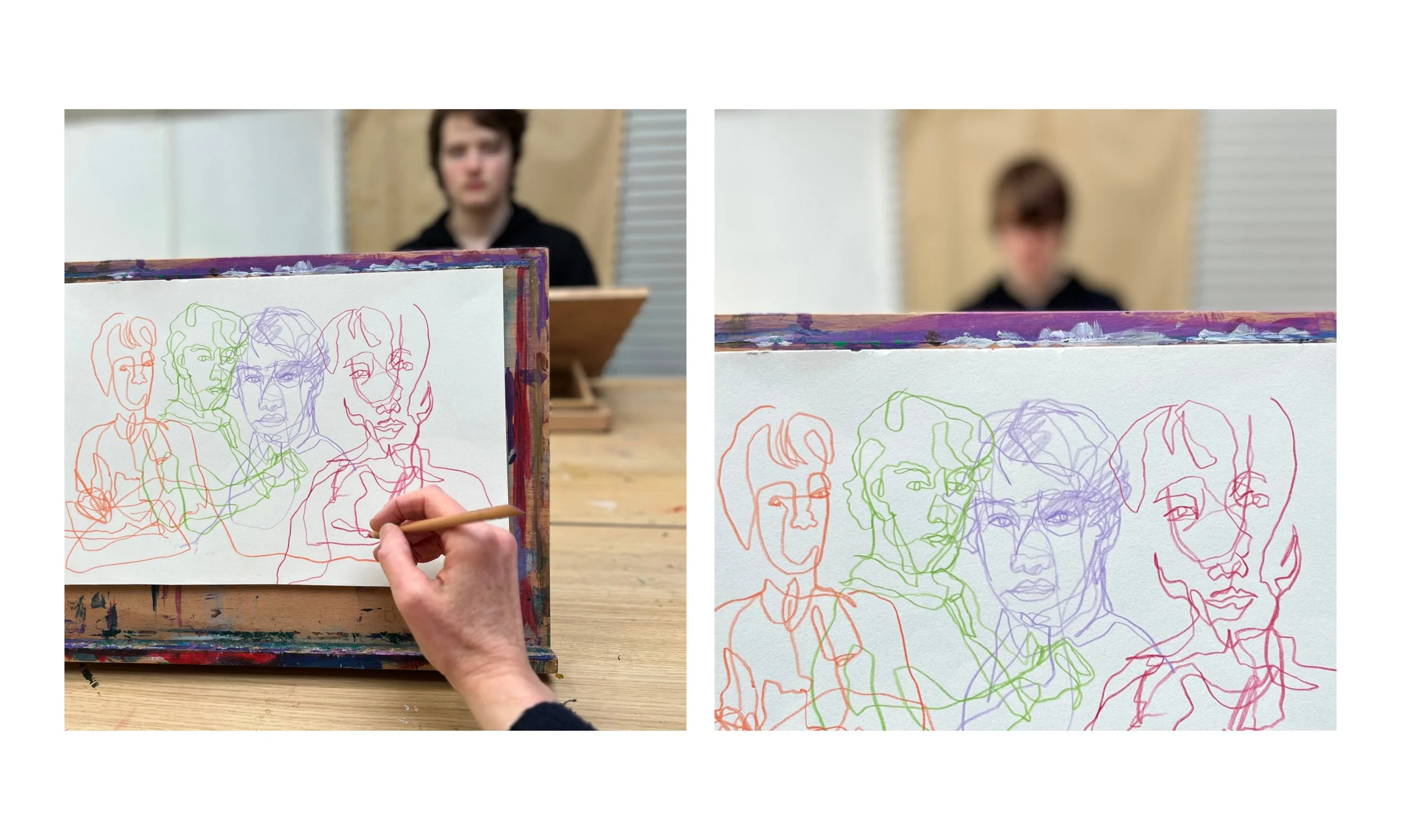  “Very very very good. Thank you. Challenging, new and fun. I was so engrossed in looking that I didn’t worry about being looked at.” 