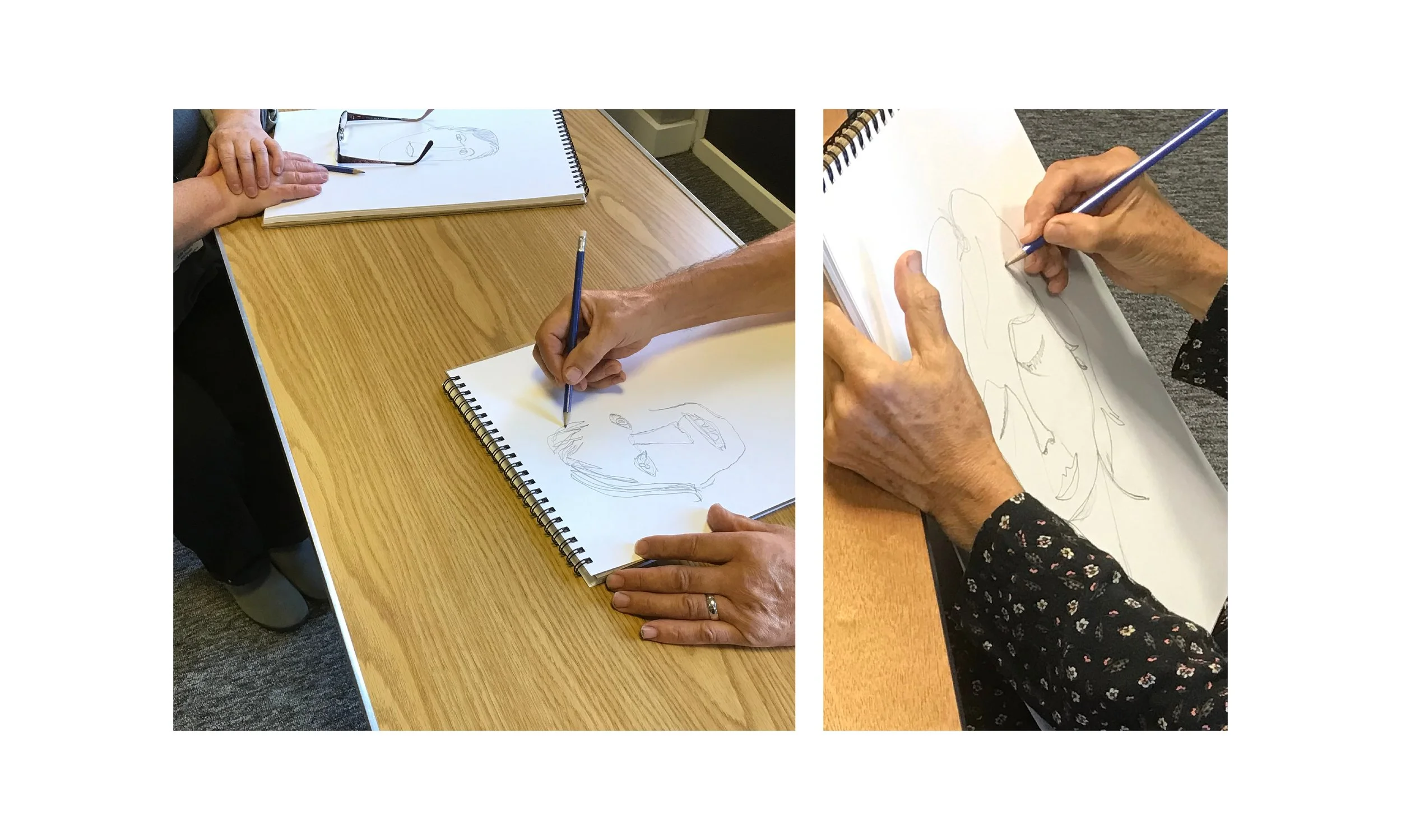  “Very enjoyable, I forgot I was being looked at after the first exercise. The companionable silence was lovely, very relaxing.” 