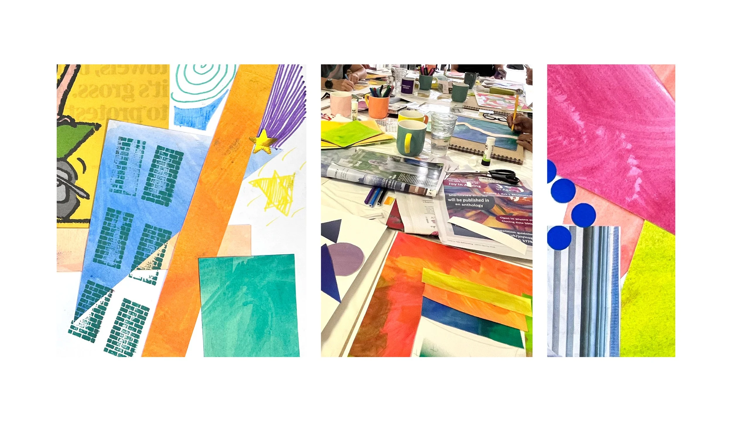  “I really valued doing this workshop and felt really supported to give everything a try. A great set of materials.” 