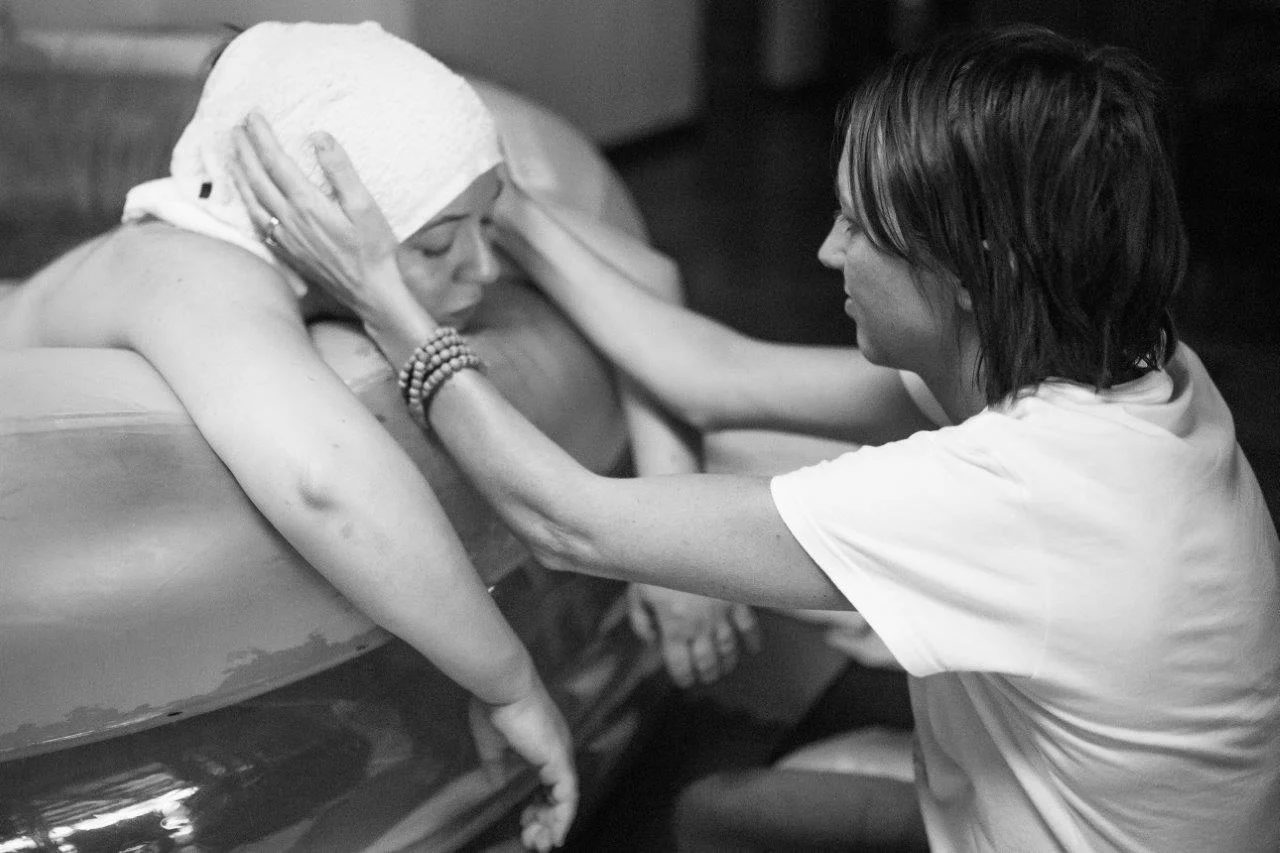 Virginia and her healing hands at work!