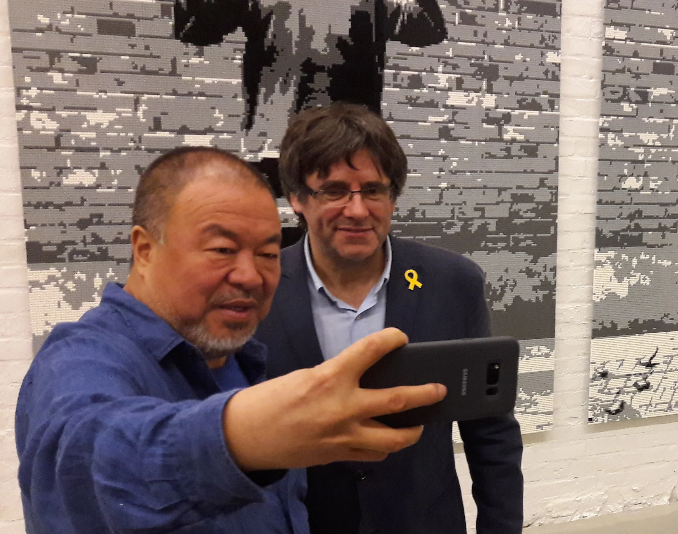 Ai Weiwei and Puigdemont Meet