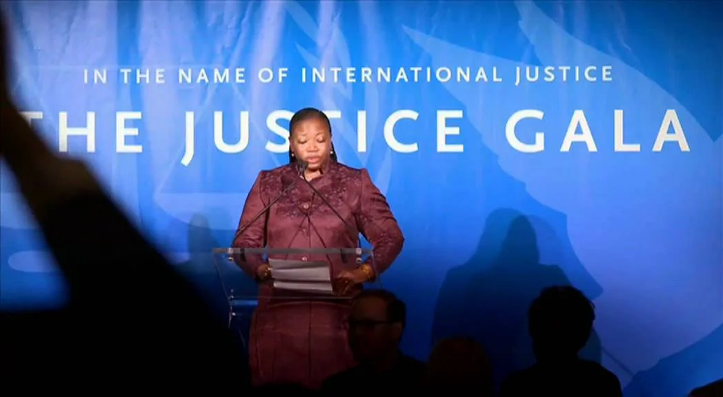 ICC chief prosecutor Fatou Bensouda at The Justice Gala 2012 by Cinema for Peace in New York.