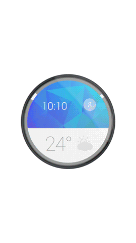 Animation of Omni in different watch cases