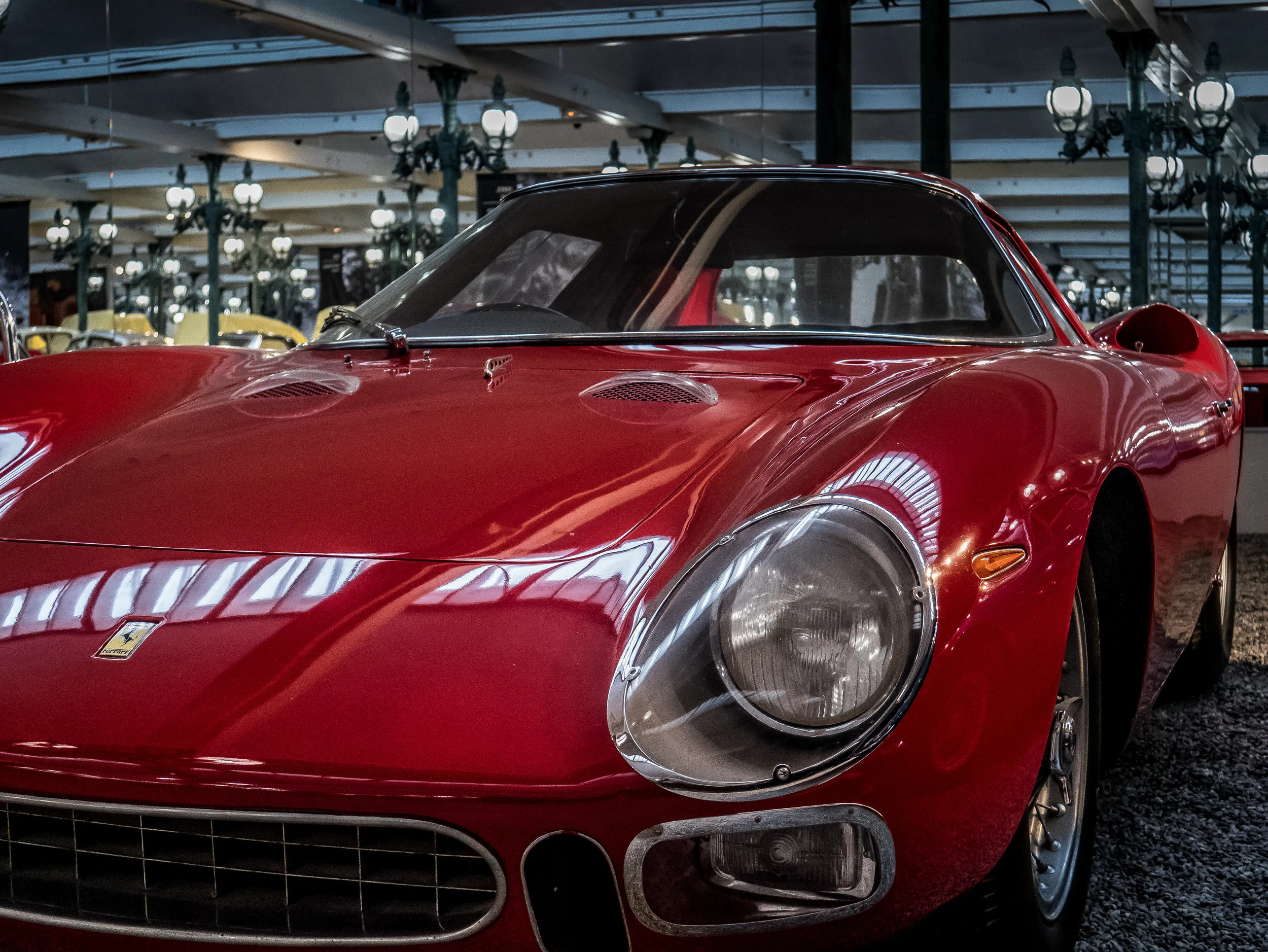 Ferrari Type 250 LM (1964) displayed in the main room of the Schlumpf collection (Credit: Nicolai Rauser)