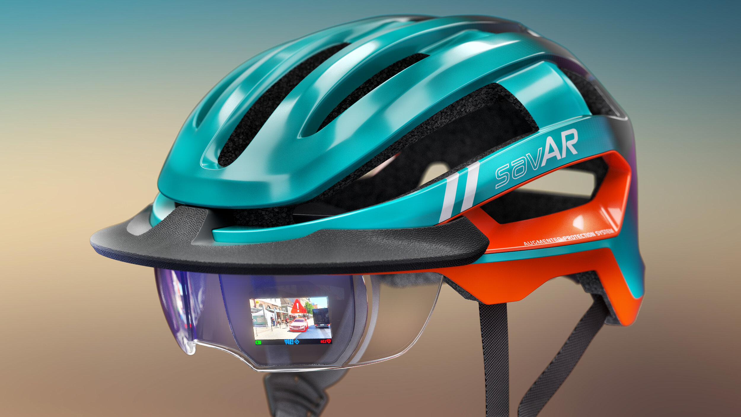 savAR Augmented reality cycling helmet — THINKABLE STUDIO — THINKABLE ...