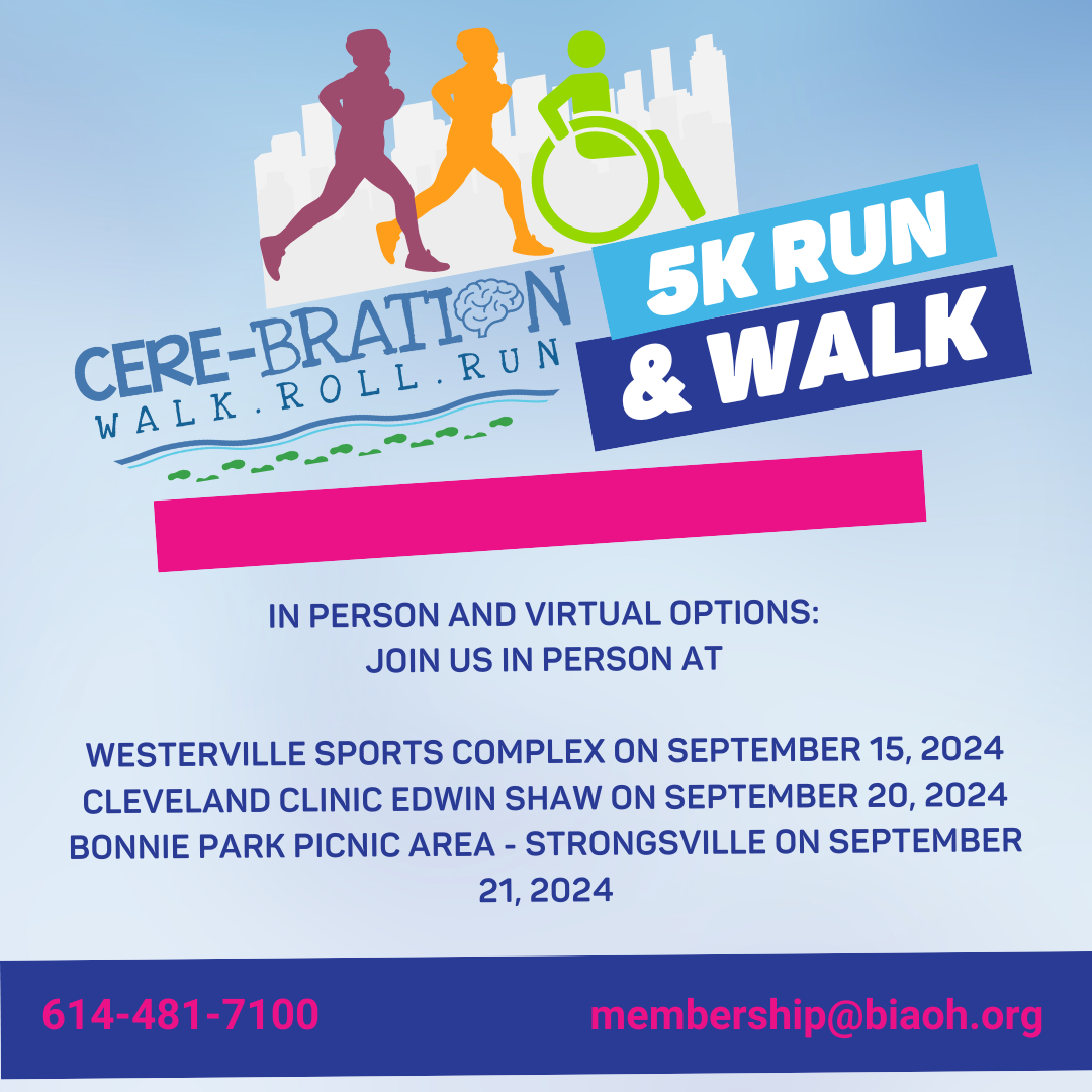 We are thrilled to announce that registration is now open for the Brain Injury Association of Ohio's 2024 Cere-bration Walk, Roll, Run! 