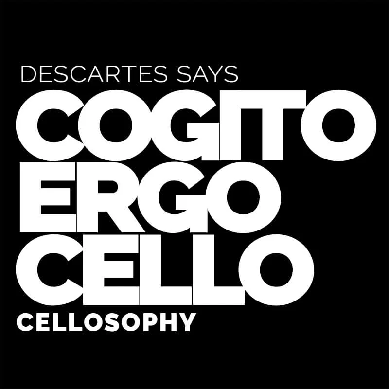 Descartes Cello Tee-Shirt