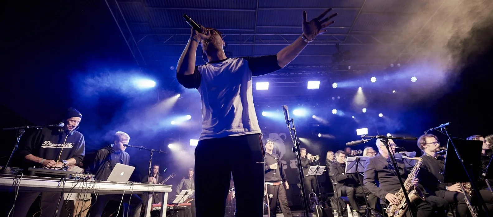 Freestyler - Skolekoncerter med Pede B & Aarhus Jazz Orchestra