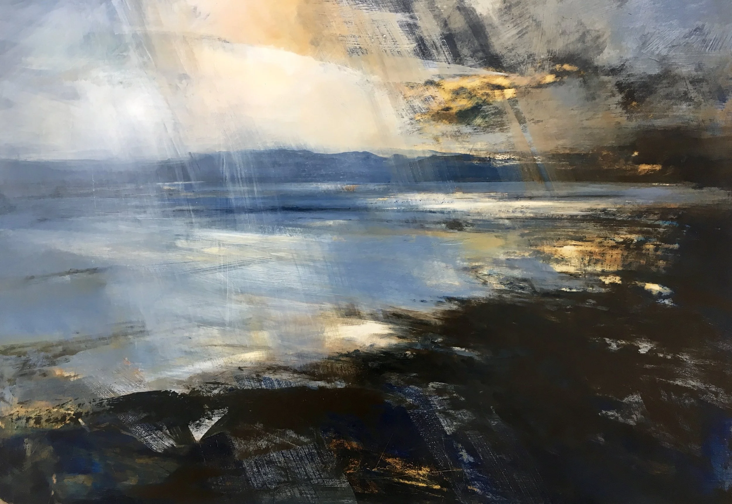 Rain over Jura, Evening