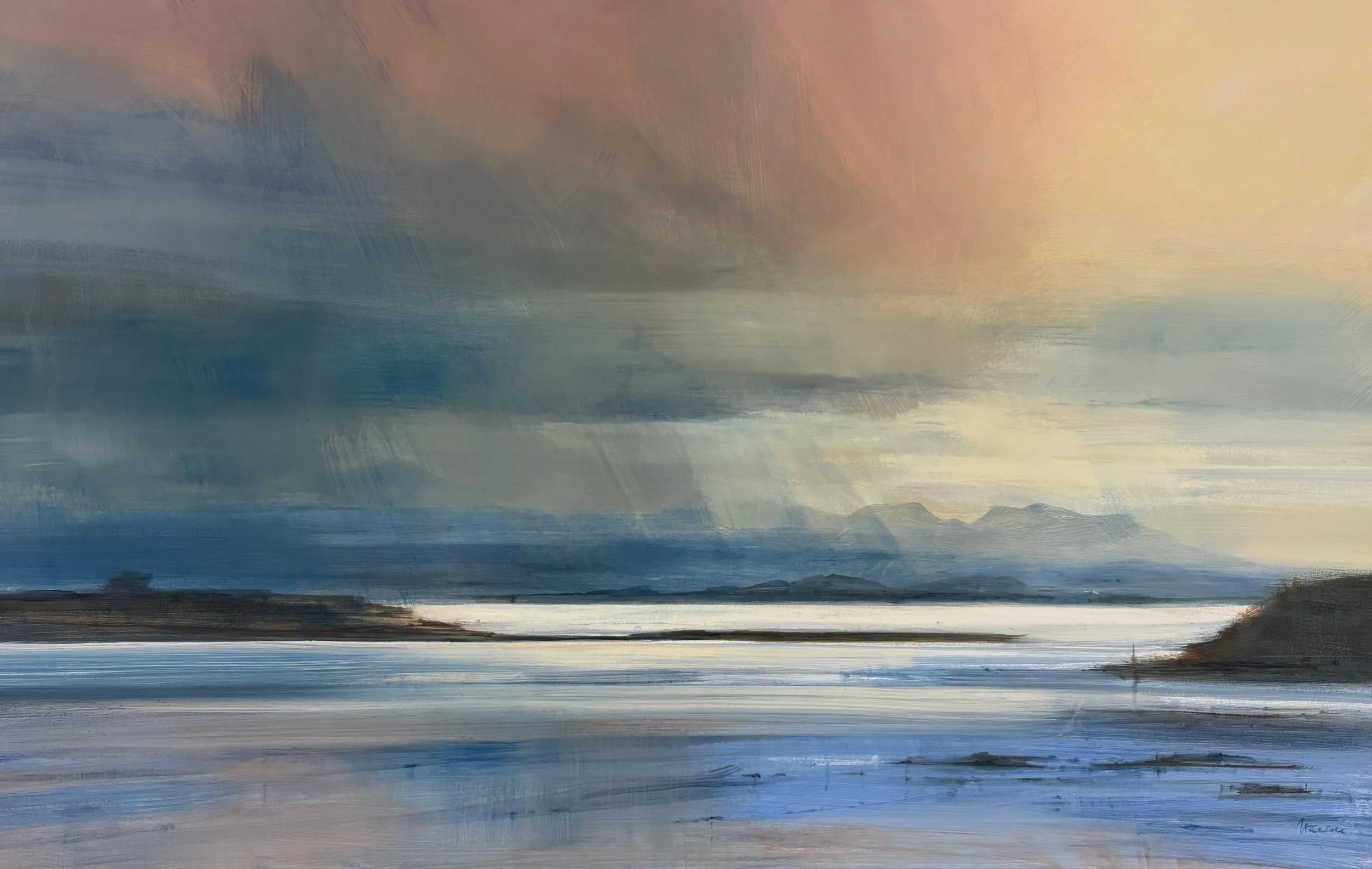 Cuillin, Skye from Applecross