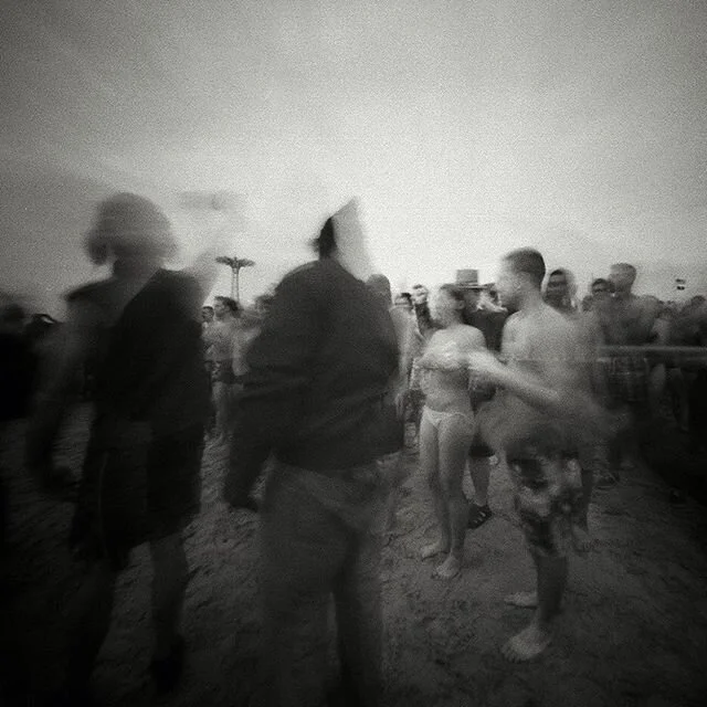 Coney Island Polar Bears, Coney Island, NY, January 1, 2014. Triptych 1/3.

#believeinfilm #filmphotographic #ishootfilm #filmphotography #analog #analogphotography #pinhole #pinholecamera  #pinholeart #cameraobscura #pinholephotography  #noir #black
