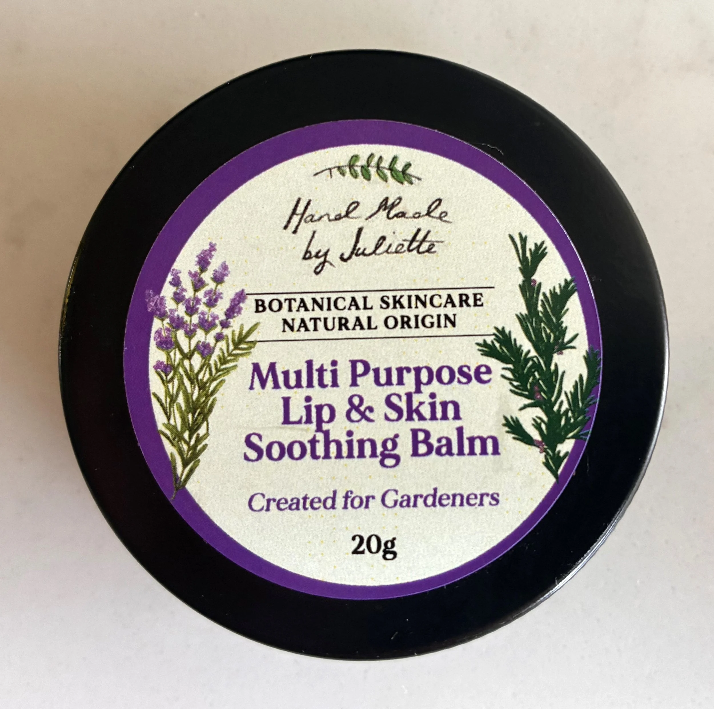 Multi Purpose Lip and Skin Skin Soothing Balm, Created for Gardeners 20ml