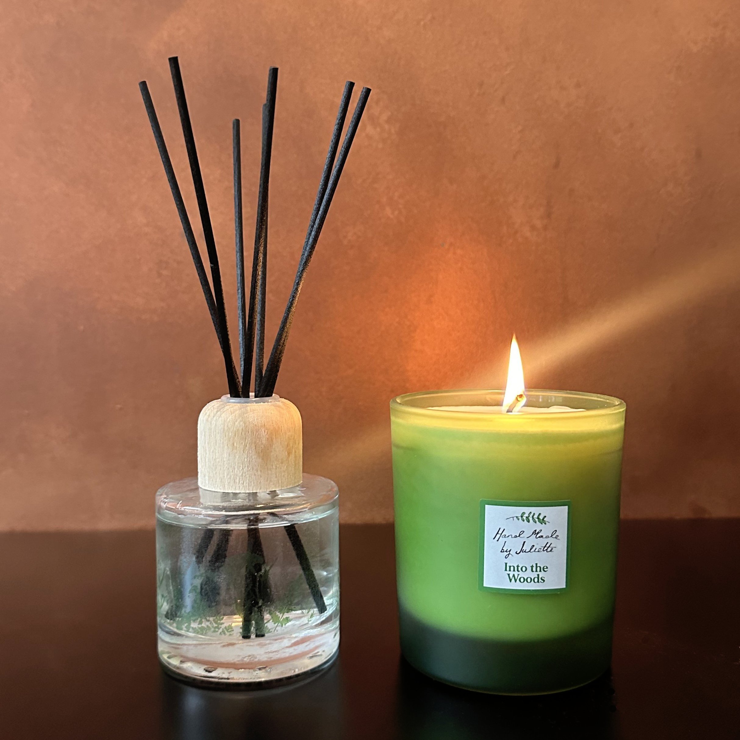 IntoTheWoodsCandleDiffuser.IW.Lit.jpeg