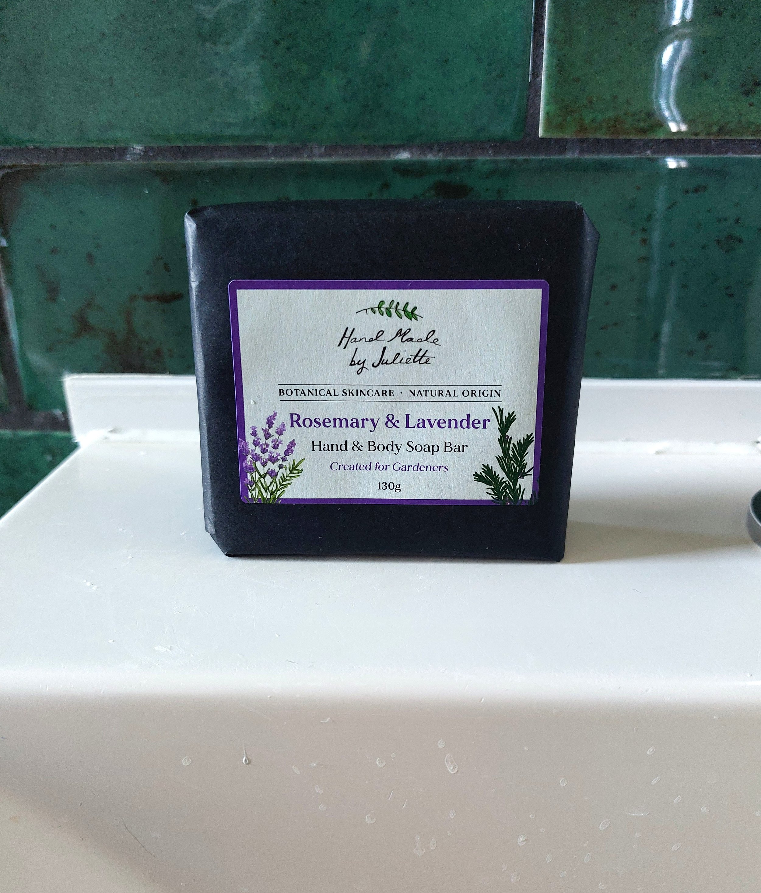Rosemary and Lavender Hand and Body Soap Bar, Created for Gardeners