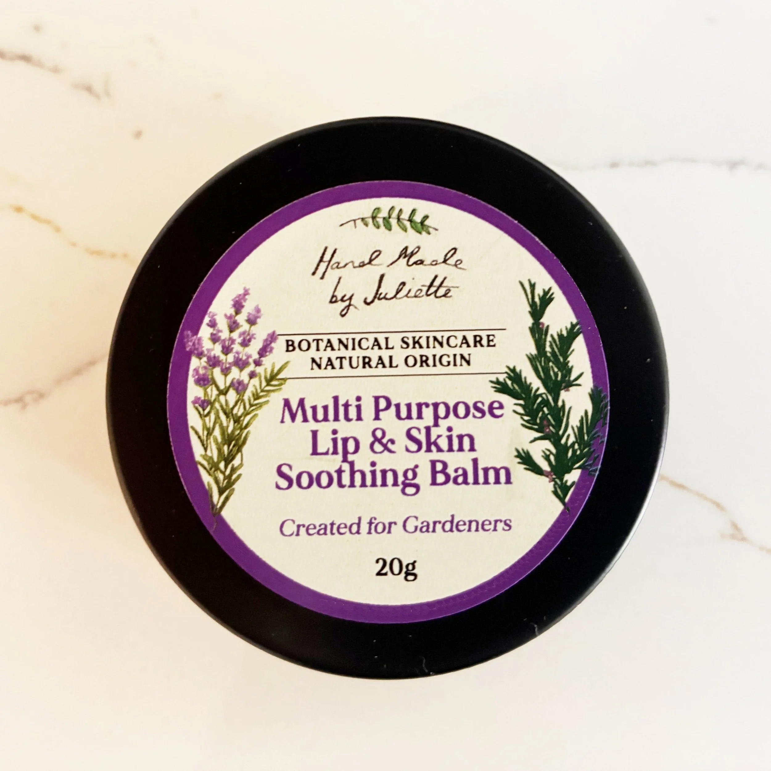 Multi Purpose Lip and Skin Skin Soothing Balm, Created for Gardeners 20ml