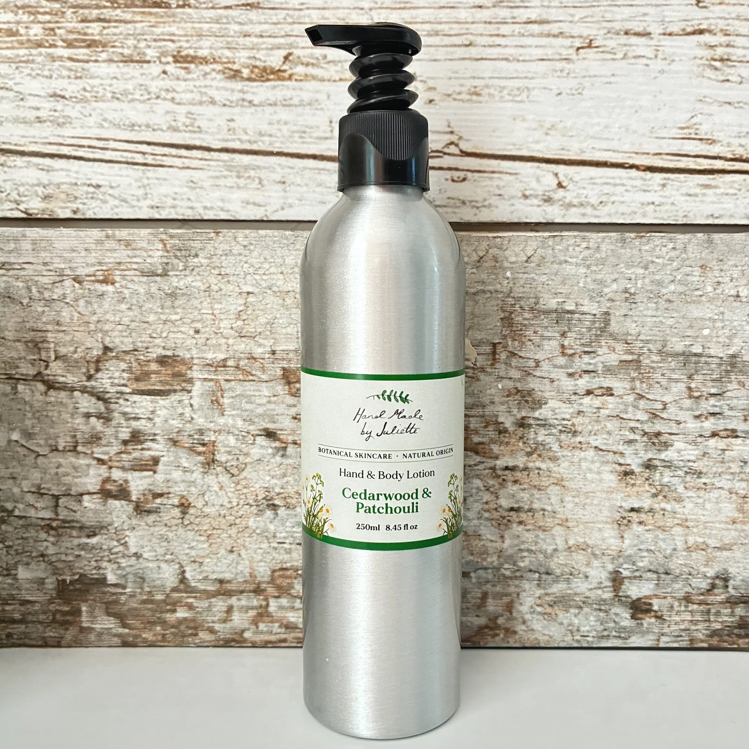 Cedarwood and Patchouli Hand and Body Lotion 250ml