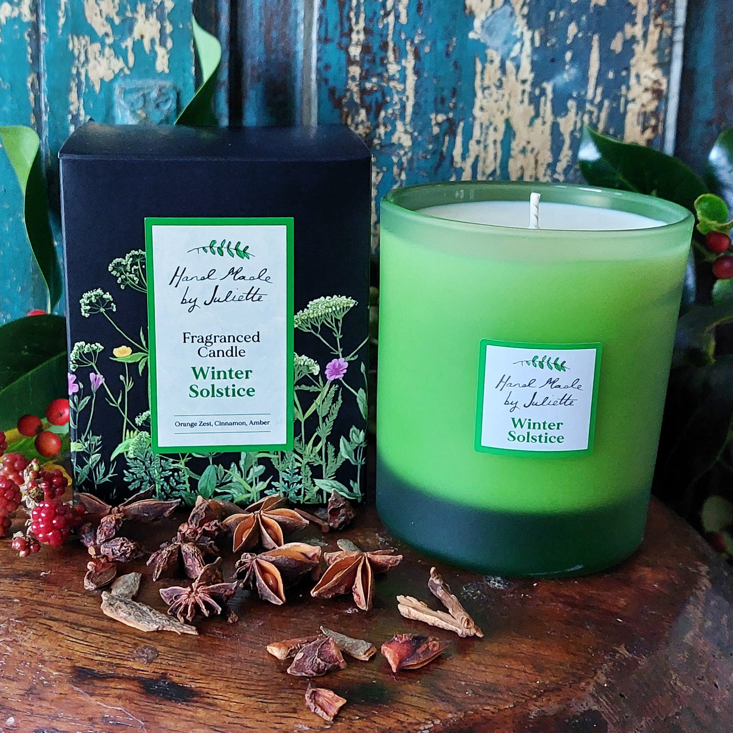 Winter Solstice Soy Candle
