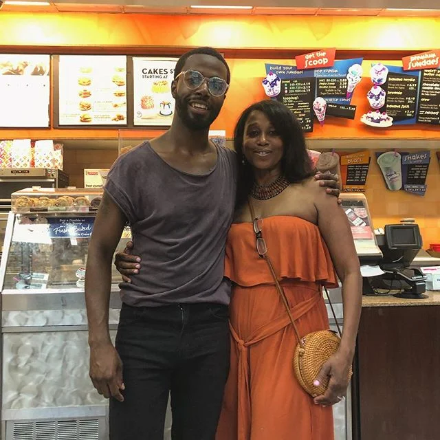 In #Nyc I got to see one of my favorite people, my Aunt Niecy. She has taught me so much about my voice as a person. Always speak my mind; live in my truth and never mind anybody else. Oh and how to hustle hard. 
You see how long my arms are tho? 
#b
