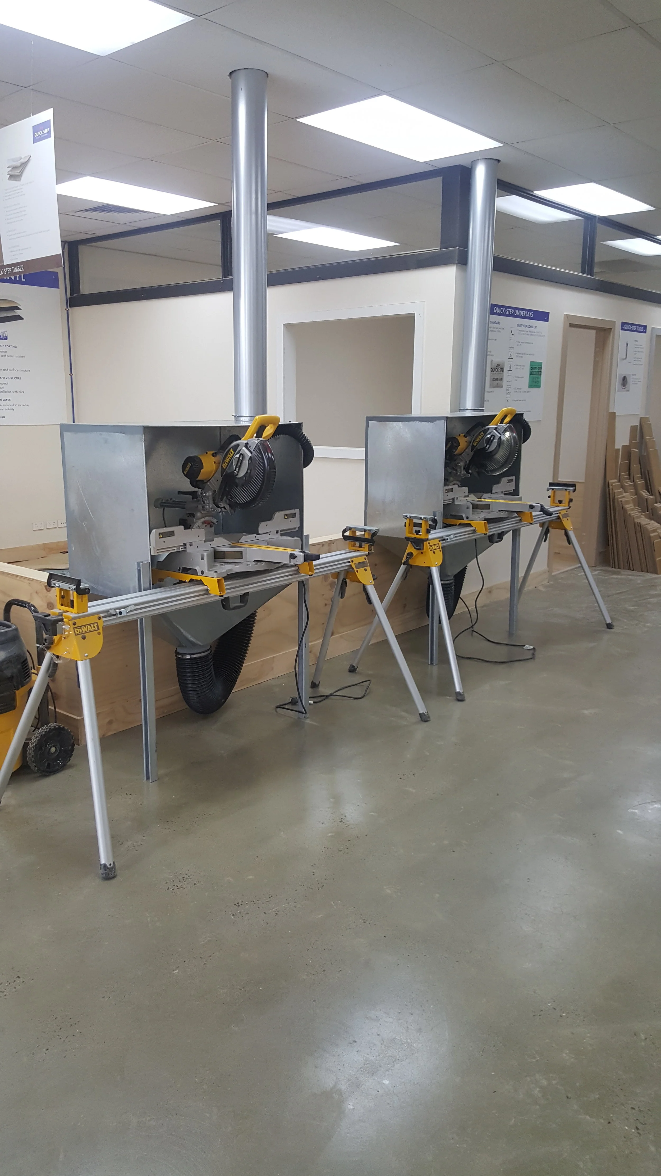 Manufacture of dust hoods