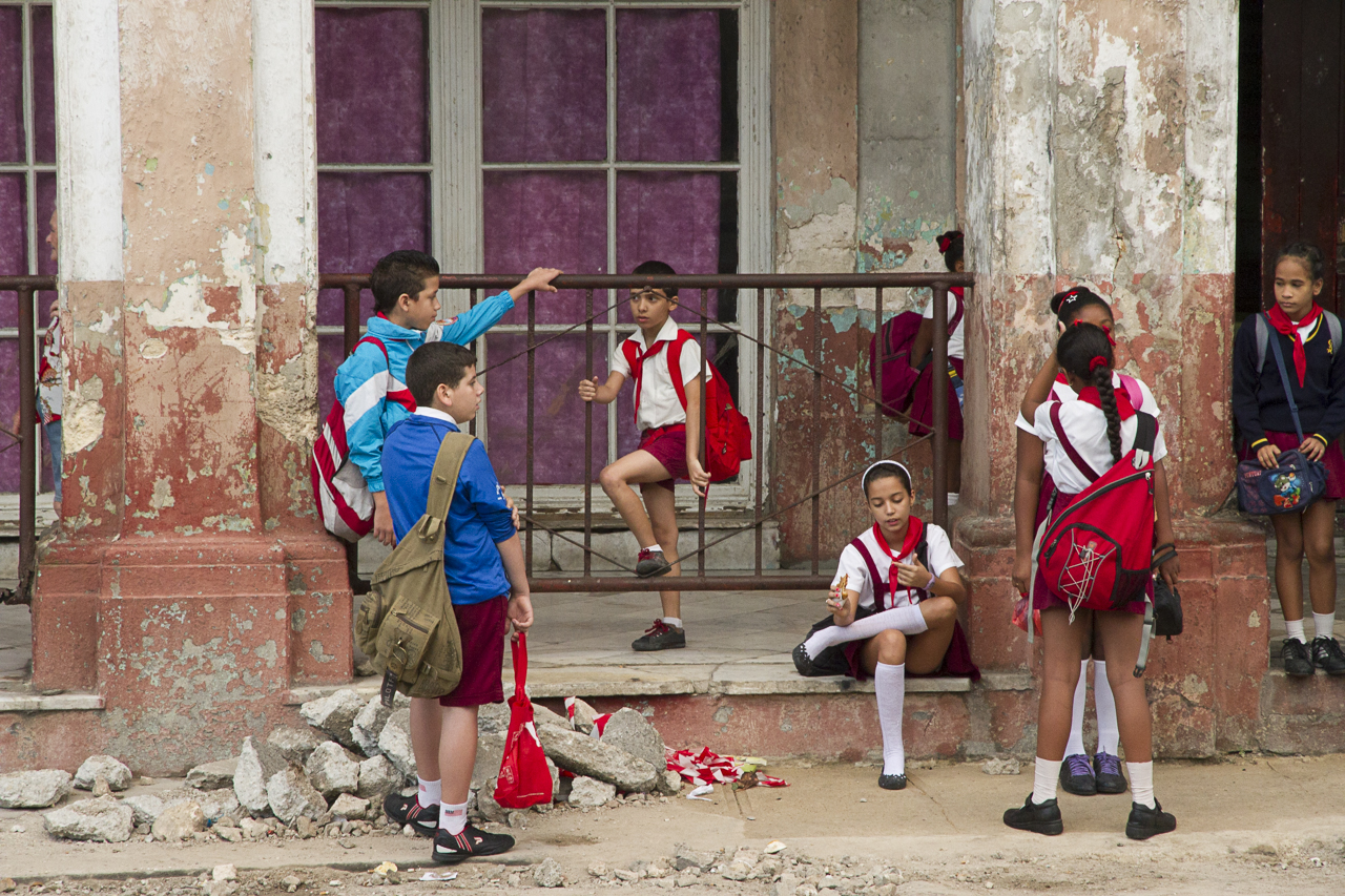  Schoolchildren, Havana   First Honors  for Cuba portfolio, &nbsp;   Images 2013, Guilford Art Center, CT             