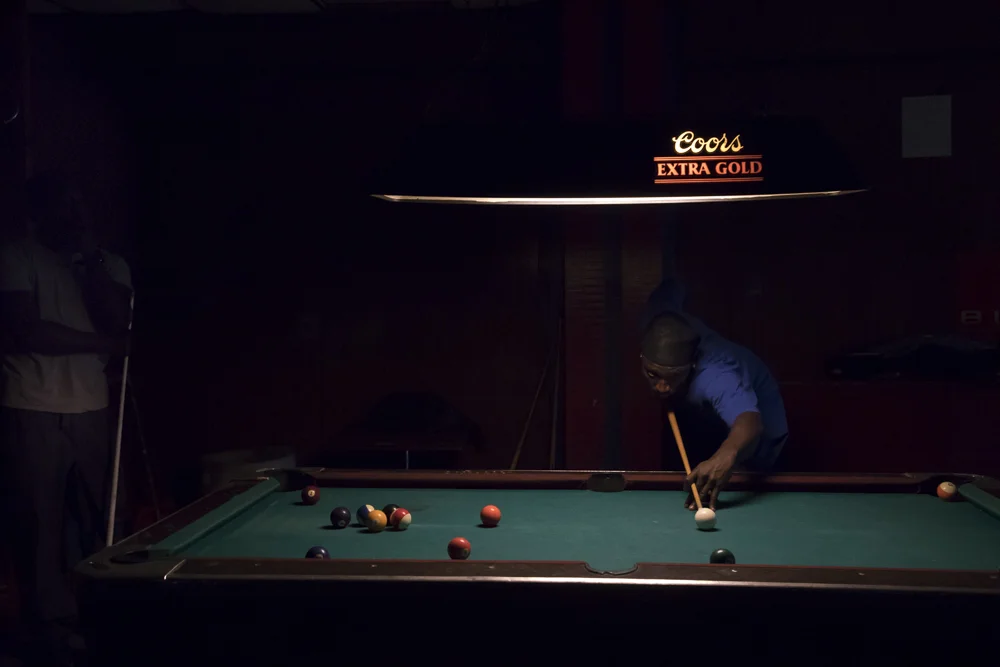 Pool Hall Don’t Take Pictures, Photo of the Day Jurors Honorable Mention, INTERIORS, A Smith Gallery, Johnson City, TX