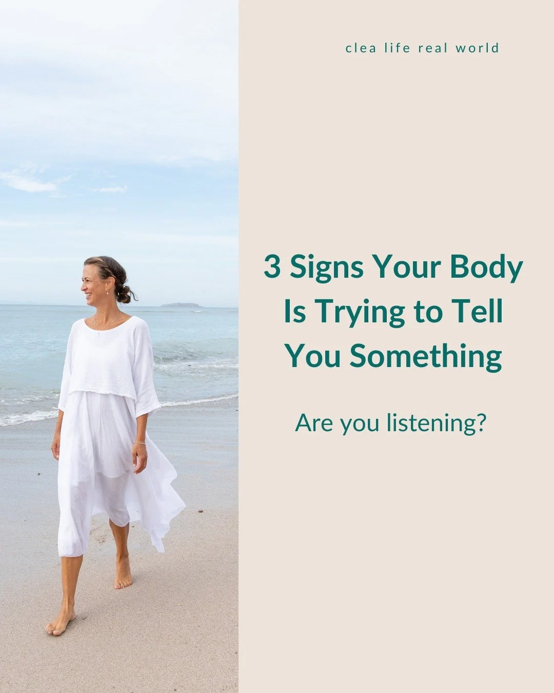 Your body has been trying to get your attention. 💚

These 3 signs mean it's time to stop guessing and start listening.

Today, I'm sharing the ONE skill that helped me finally understand what my body actually needed (not what Google told me it neede