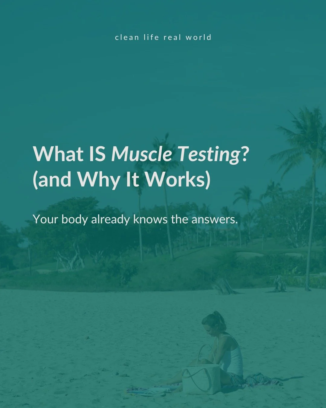 Your body already knows what it needs. Muscle testing is how you access that wisdom. 💚

It's not woo-woo. It's not magic. It's biofeedback.

Your subconscious mind controls 93-95% of your body's functions. Muscle testing taps into that intelligence,