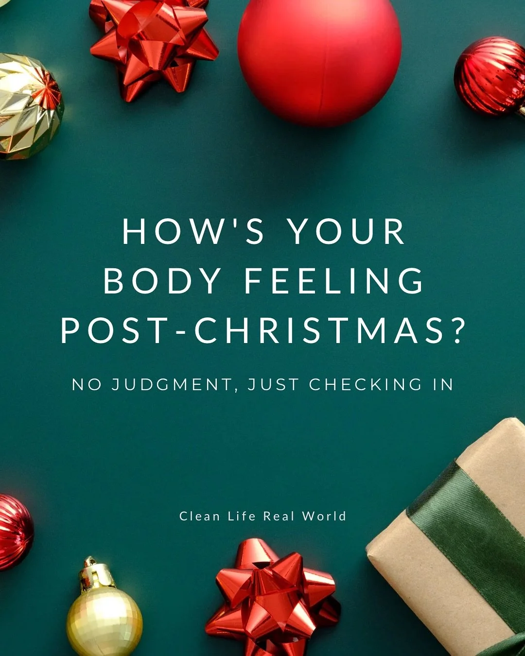 Post-Christmas check-in: How&rsquo;s your body doing?

If you&rsquo;re:
- Bloated
- Exhausted
- Overstimulated
- Can&rsquo;t sleep even though you&rsquo;re tired

You&rsquo;re not alone. And you&rsquo;re not broken.

Your nervous system just processe