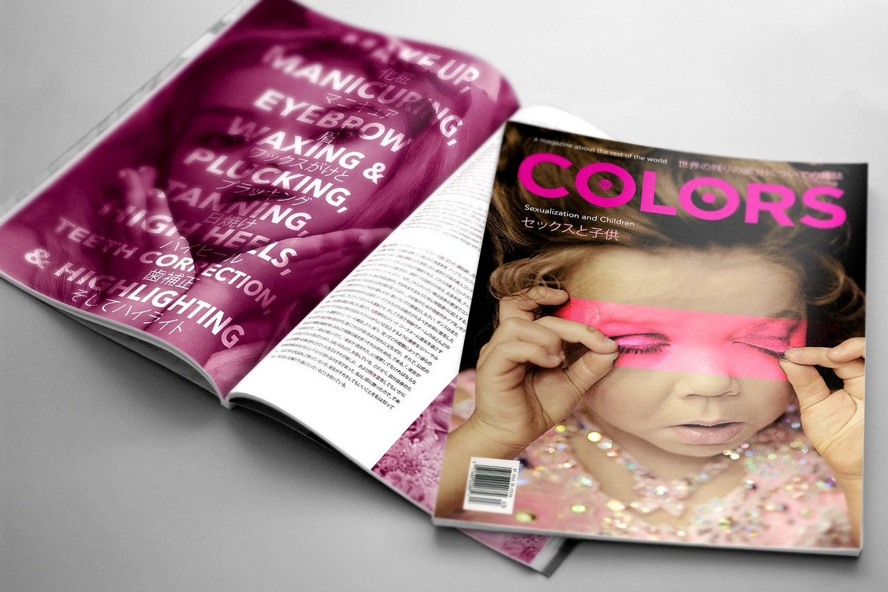 Colors Magazine Mock-up