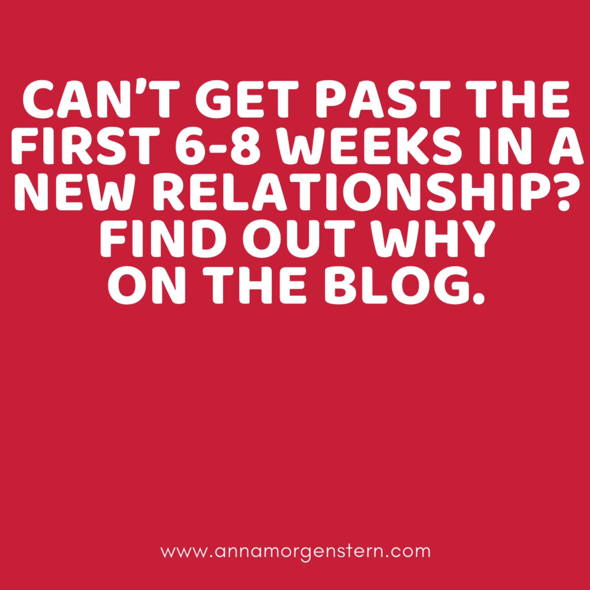 Getting Past 6-8 Weeks