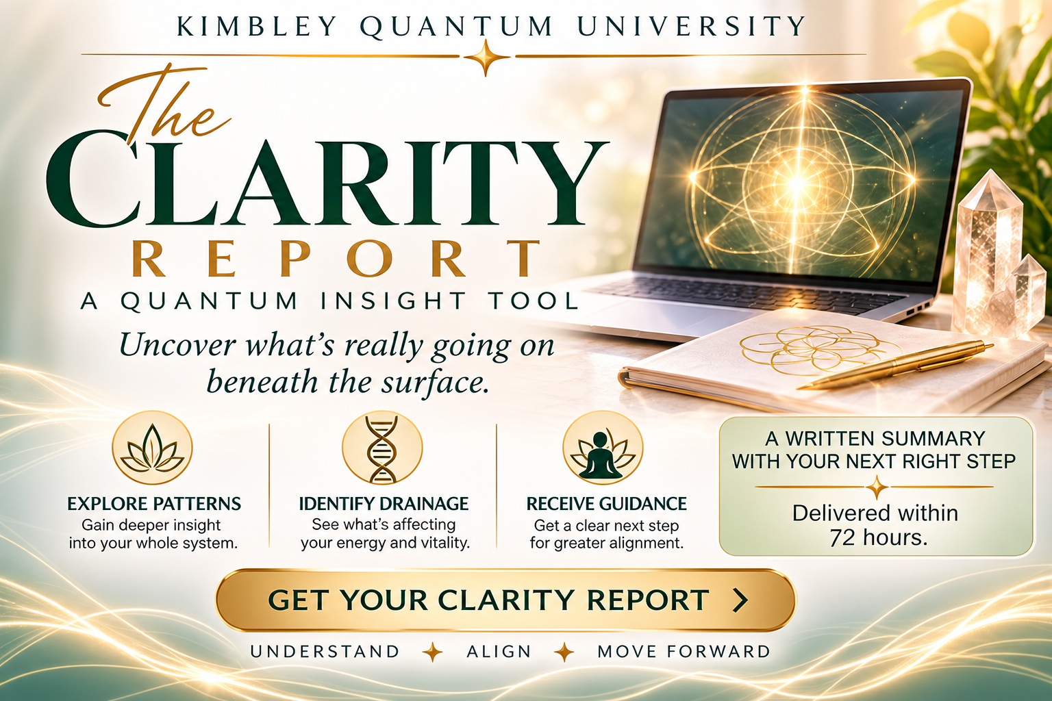 The Clarity Report-Your personalized wellness & alignment roadmap