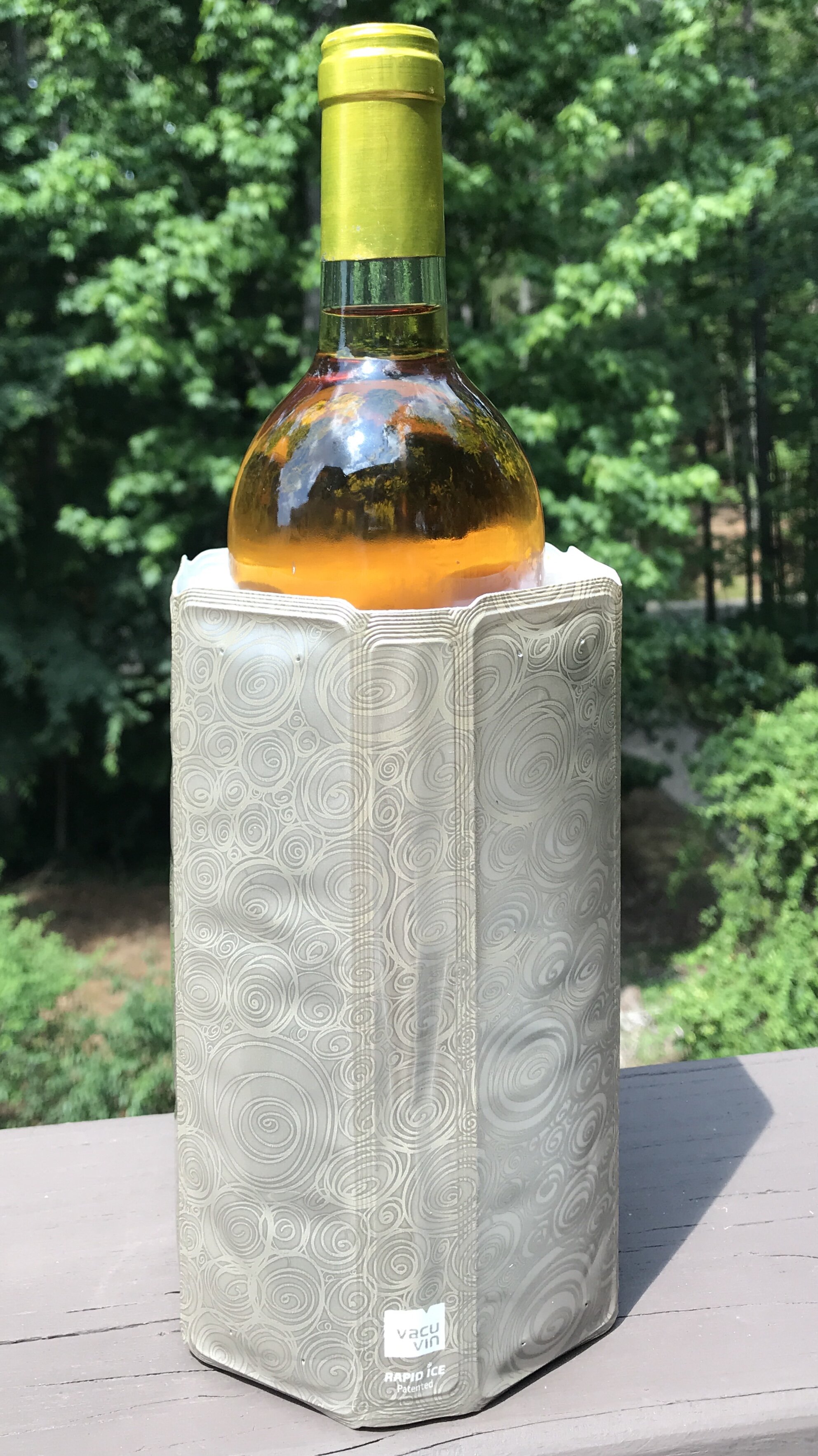 GEL CHILL Wine Champagne Bottle Ice Gift Bag Portable Carrier Cooler Reusable 