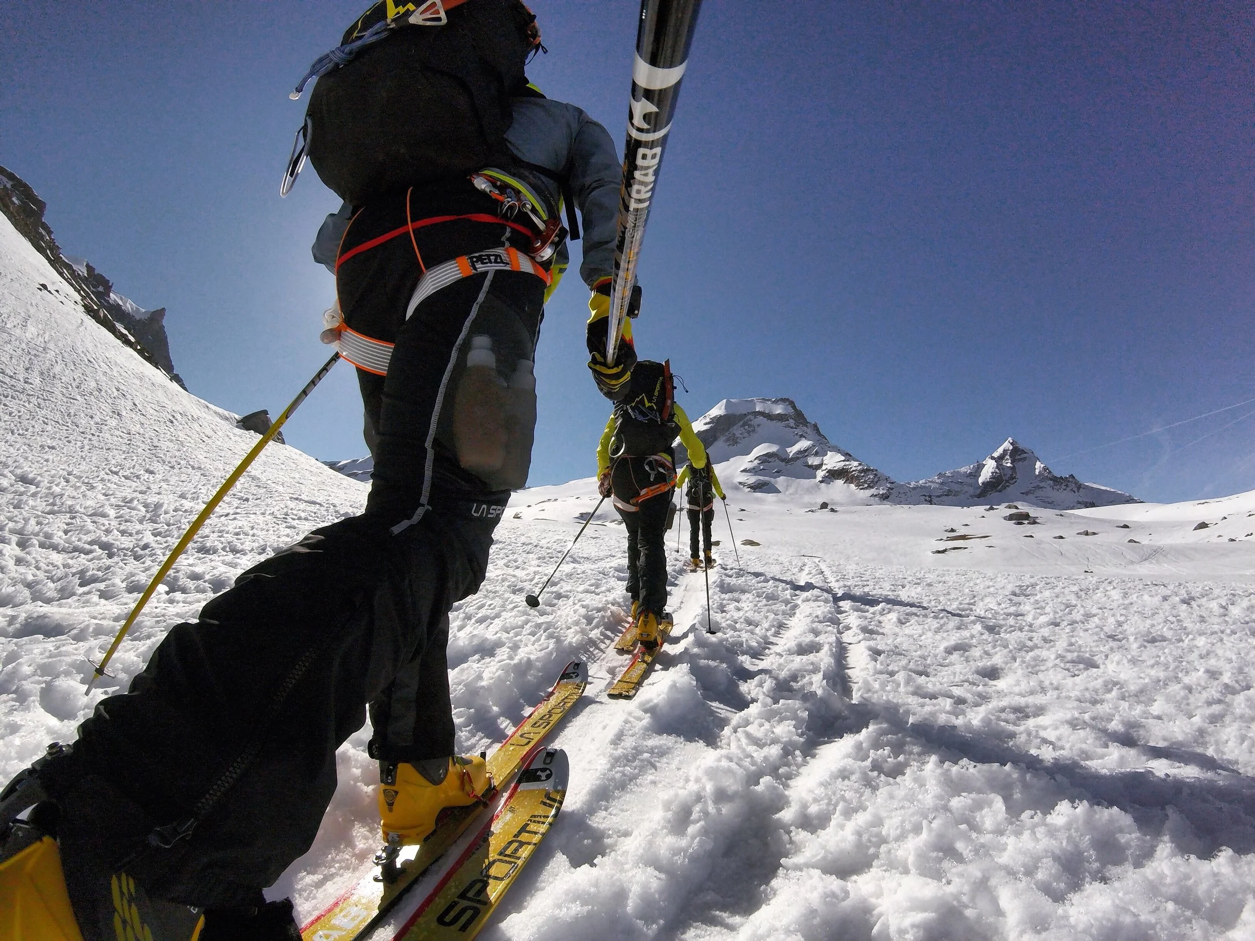 Tour del Gran Paradiso (60K's, +5500VerticalM)- 2017 - 19h06min with Tanja and Heike Schmitt - picture Matthias Scherer