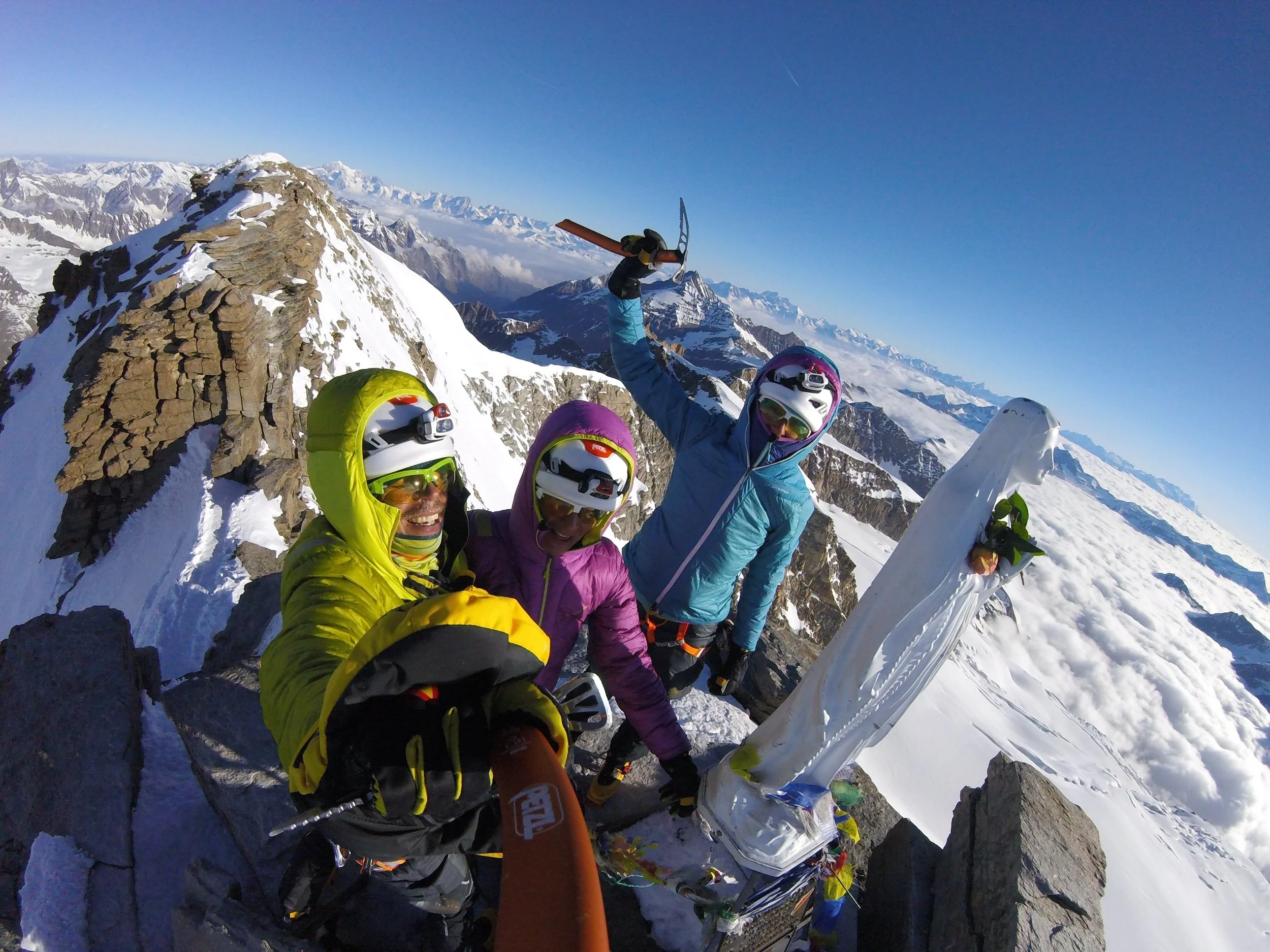 Tour del Gran Paradiso (60K's, +5500VerticalM)- 2017 - 19h06min with Tanja and Heike Schmitt - picture Matthias Scherer