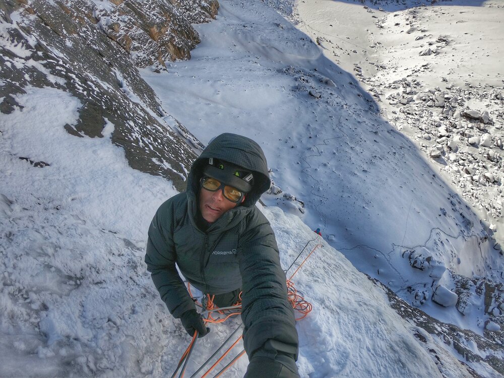 Up on Paradis Perdu, picture © Matthias Scherer