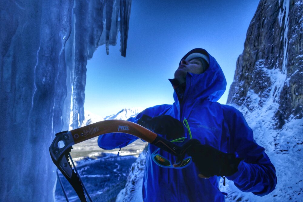 Tanja Schmitt on La Goutte, picture ©Matthias Scherer