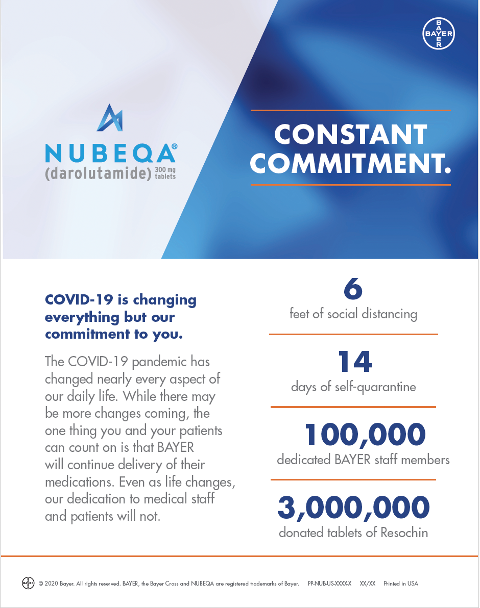 NUBEQA COVID