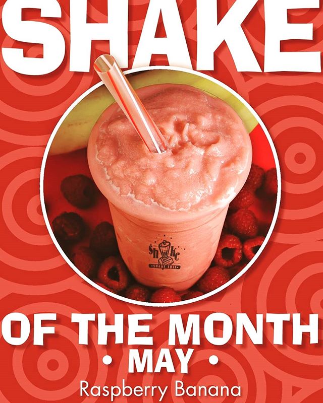 Well...I don't know about everyone on here but it seems summer in Tucson has come early! Come beat the heat and try our shake of the month. This raspberry banana smoothie will cool you down to your core. 
Oh! and it taste delicious too 😋 
Let me kno