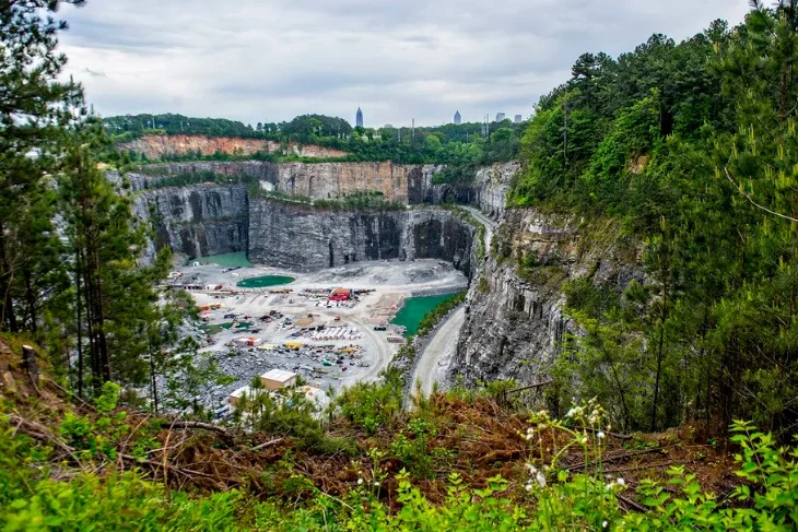 Behind the scenes at Bellwood Quarry, where Atlanta's largest park is under construction