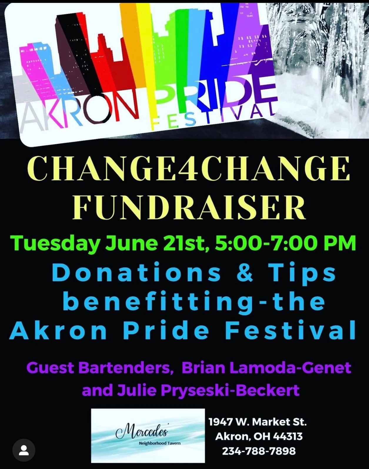 CHANGE4CHANGE Benefiting Akron Pride Festival