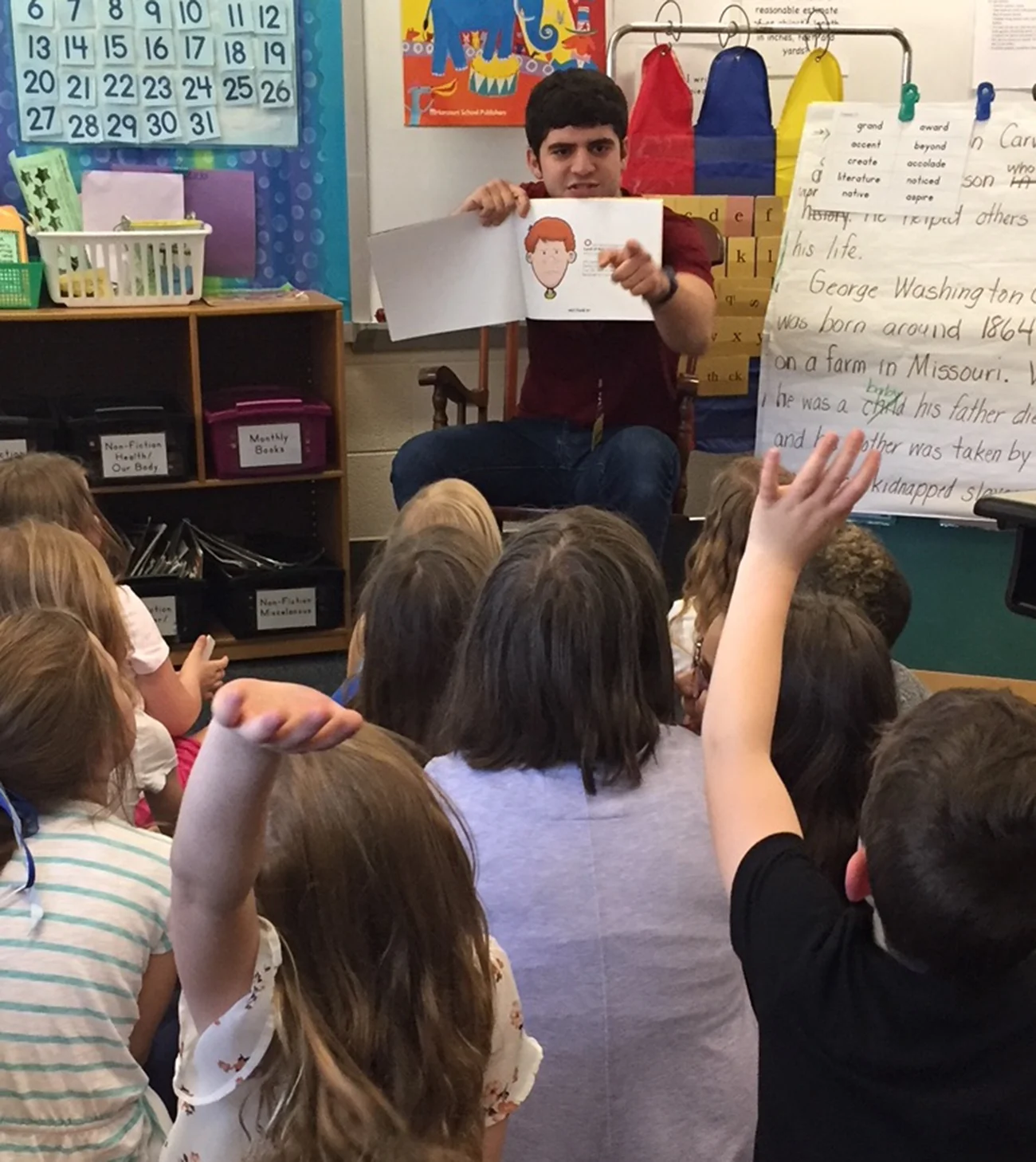 Students in Ms. Sheri Usner's Second Grade classroom live in the Land of Can!