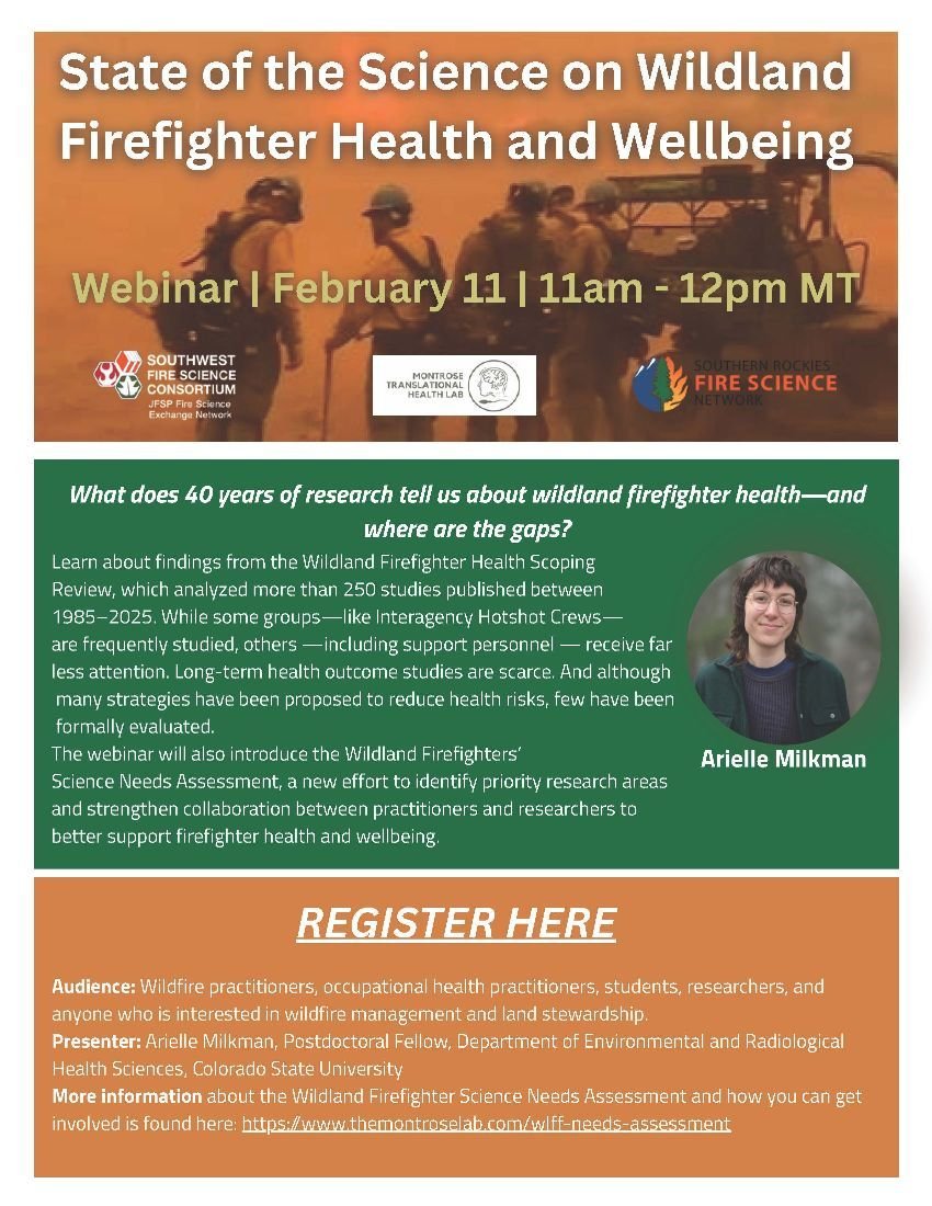 flyer describing the webinar