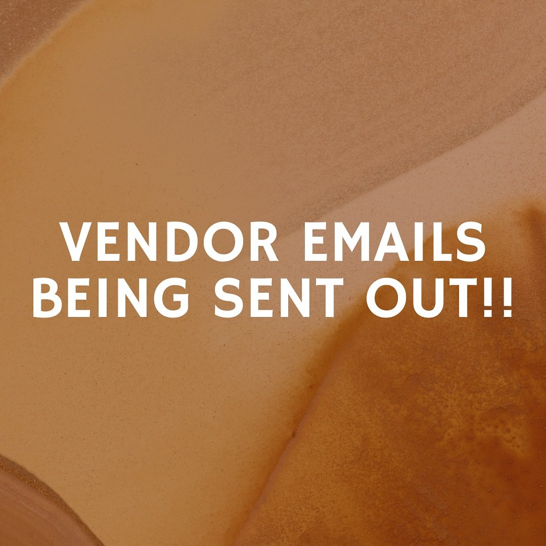 We&rsquo;ve sent out a lot of emails!! Sometimes they go to tricky spam folders so make sure you check! We also follow up on Insta with you as well if we havent heard back in a bit😊