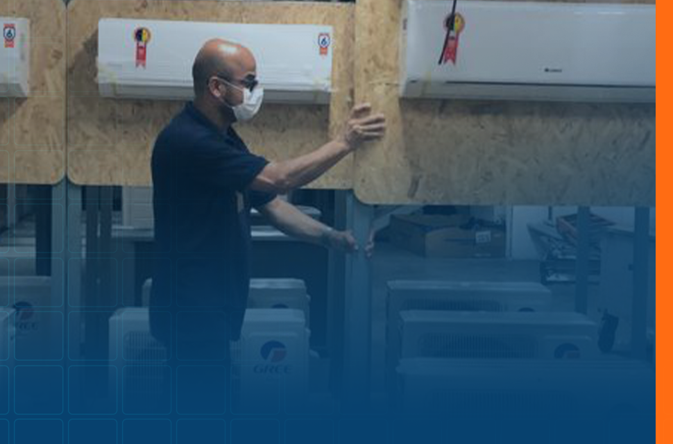 Instalação de sistemas de climatização em sala de treinamento no Senai – Unidade Benfica