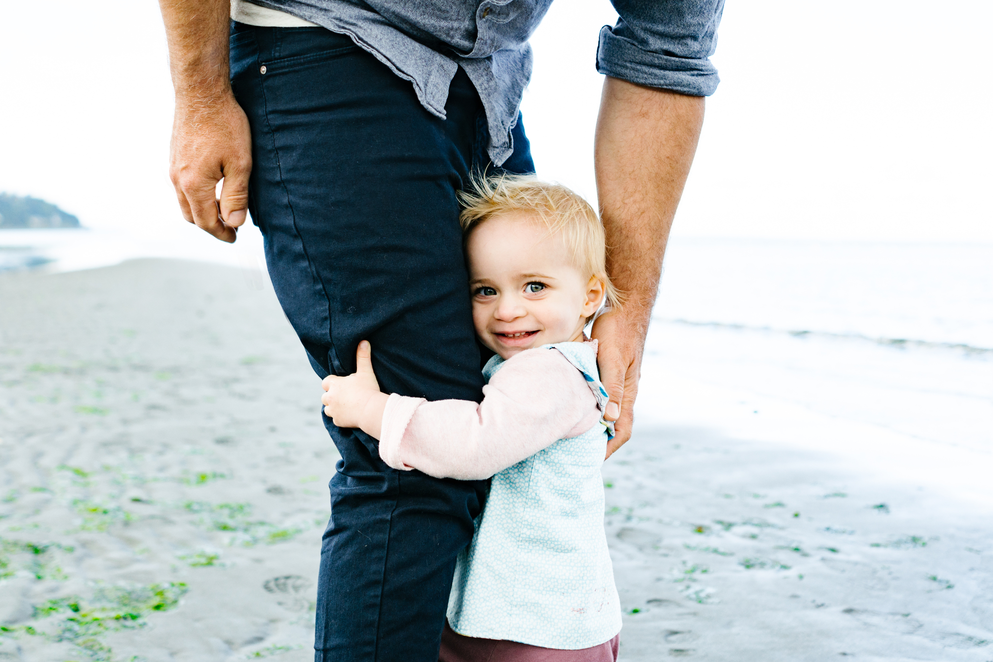 Rachel + Ben + Marguerite + Imogen + Tilda — Tide Pooling Adventure at Carkeek Park